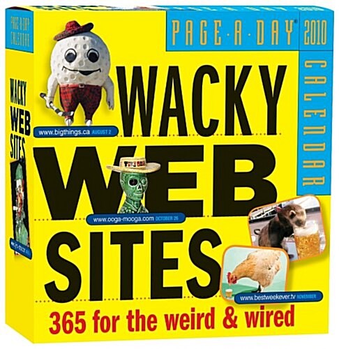 Wacky Websites Page-A-Day Calendar 2010 (Spiral-bound, Pag)