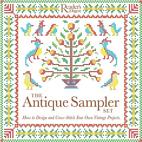 The Antique Sampler Set: How to Design and Cross-Stitch Your Own Vintage Projects (Paperback, Box)