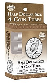 Whitman 4 Count Half Dollar Coin Tubes (Other)