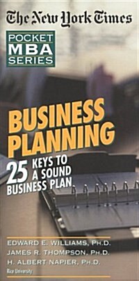 NYT  Business Planning: 25 Keys to a Sound Business Plan (The New York Times Pocket Mba Series) (Paperback, illustrated edition)