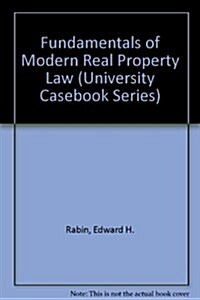 Fundamentals of Modern Real Property Law (Hardcover, 3rd, Subsequent)