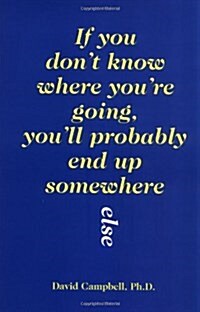 If You Dont Know Where Youre Going, Youll Probably End Up Somewhere Else (Paperback)