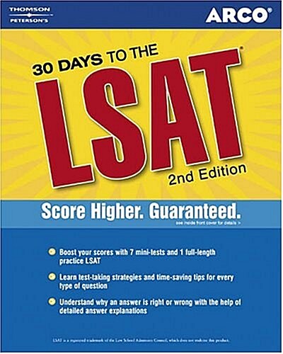 30 Days to the LSAT, 2nd ed (Petersons Countdown to the LSAT) (Paperback, 2nd)