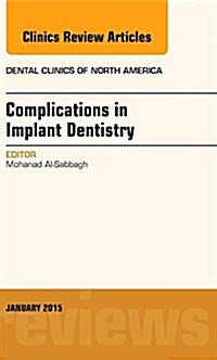 Complications in Implant Dentistry, an Issue of Dental Clinics of North America (Hardcover, UK)