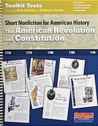 The American Revolution and Constitution: Short Nonfiction for American History (Spiral)