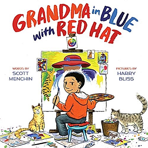 [중고] Grandma in Blue with Red Hat (Hardcover)