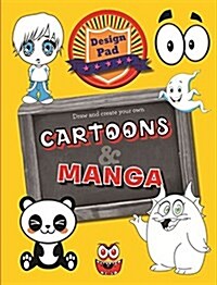 Design Pads: Cartoons & Manga (Paperback)