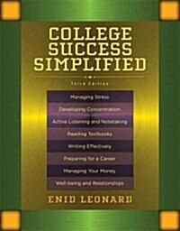 College Success Simplified Plus New Mylab Student Success -- Access Card Package (Paperback, 3)