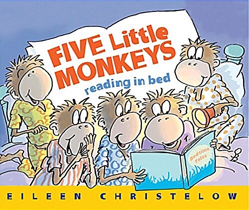 Five Little Monkeys Reading in Bed (Paperback)