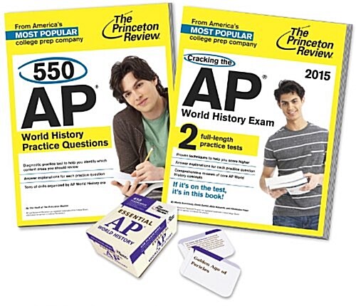 Complete AP World History Test Prep Bundle Princeton Review 2015 Edition 3c (Paperback)