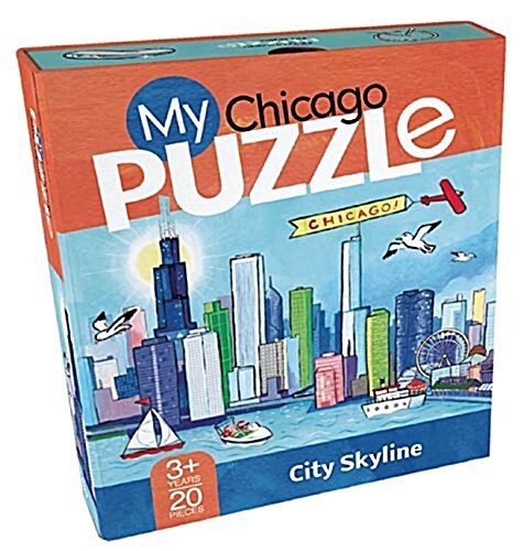 My Chicago 20-Piece Puzzle: City Skyline (Hardcover)