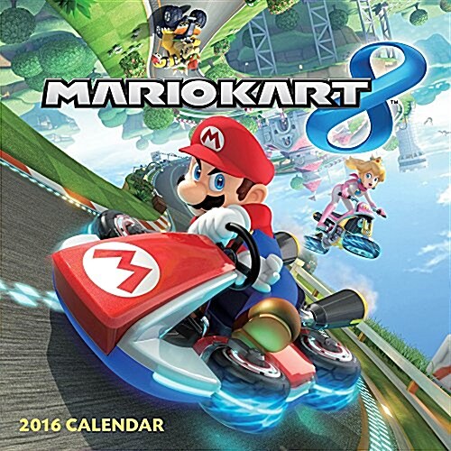 Mario Kart 2016 Wall Calendar (Wall, 2016)