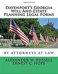 Davenports Georgia Will and Estate Planning Legal Forms (Paperback)