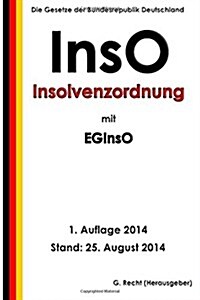 Inso - Insolvenzordnung Mit Eginso (Paperback)