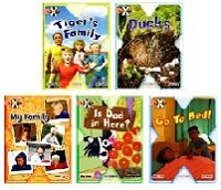 Project X Reception Book Band 1 Pink : My Family (Paperback 5권) - Ducks / Go to Bed / Is Dad in Here / My Family / Tiger's Family