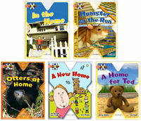 Project X Reception Book Band 1 Pink : My Home (Paperback 5권) - A Home for Ted /  Hamster on the Run / In the HOme / A New Home / Otters at Home