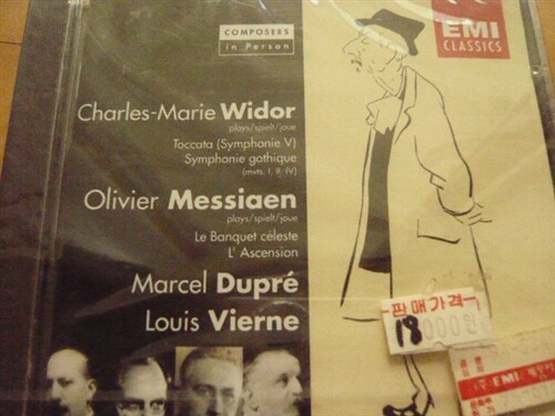 [중고] 수입음반 COMPOSERS IN PERSON  WIDOR.VIERNE.DUPRE...미개봉