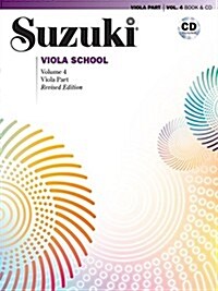 Suzuki Viola School, Vol 4: Viola Part, Book & CD (Paperback, Revised)