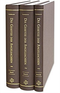 Die Gesetze Der Angelsachsen(4 Vols. in 3 Books, Complete Set) (Hardcover)
