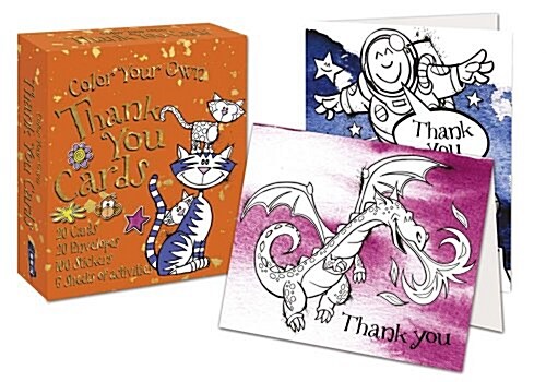 Color Your Own Thank You Cards [With 100 Stickers and 20 Envelopes and 5 Sheets of Activities] (Other)