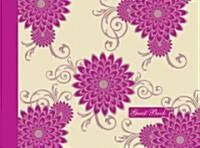 Pink Flower Guest Book (Spiral)
