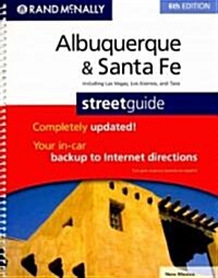 Rand McNally Albuquerque/Santa Fe Street Guide (Paperback, 6th, Spiral)