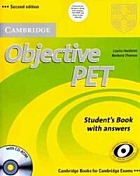 Objective PET Self-study Pack (Students Book with answers with CD-ROM and Audio CDs(3)) (Package, 2 Revised edition)
