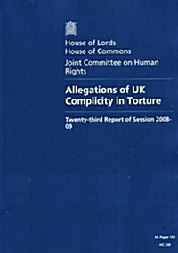 Allegations of UK Complicity in Torture (Paperback)