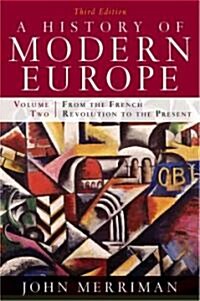 A History of Modern Europe: From the French Revolution to the Present (Paperback, 3)