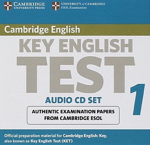 Cambridge Key English Test 1 Audio CD Set (2 CDs) : Examination Papers from the University of Cambridge ESOL Examinations (CD-Audio, 2 Revised edition)