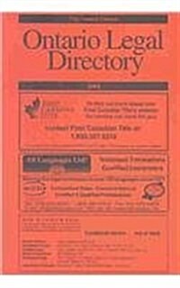 Ontario Legal Directory 2004 (Paperback, 2004)