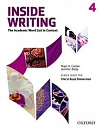 [중고] Inside Writing: Level 4: Student Book (Paperback)