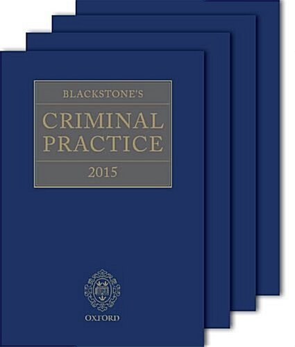 Blackstones Criminal Practice 2015 (Book and Supplements) (Paperback, 25 Rev ed)