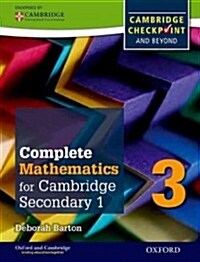 Complete Mathematics for Cambridge Lower Secondary 3 (First Edition) (Paperback)