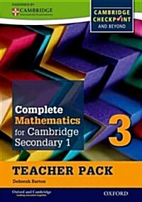 Complete Mathematics for Cambridge Lower Secondary Teacher Pack 3 (First Edition) (Multiple-component retail product)