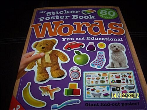 My Sticker Poster Book Words (Paperback, 2)