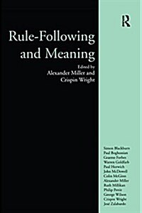 Rule-Following and Meaning (Hardcover)