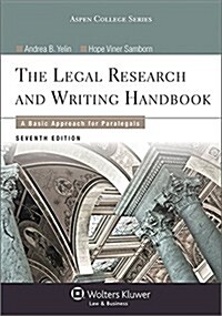 Legal Research and Writing Handbook: A Basic Approach for Paralegals (Paperback, 7)