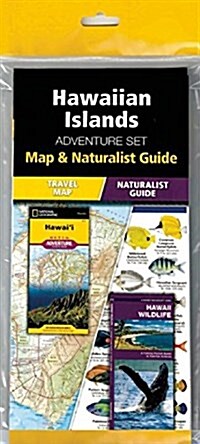 Hawaiian Islands Adventure Set: Map & Naturalist Guide [With Map and Charts] (Paperback)