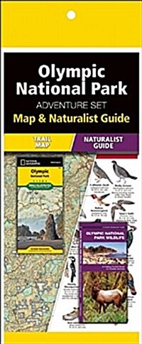 Olympic National Park Adventure Set: Map & Naturalist Guide (Paperback)