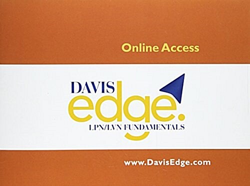 Davis Edge for Lpn/Lvn Fundamentals Access Card (Pass Code, New)