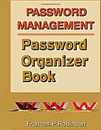 Password Management: Password Organizer Book (Paperback)