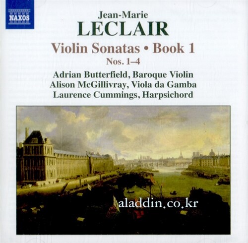 [수입] 르클레르 : 바이올린소나타 Book1 Nos.1-4