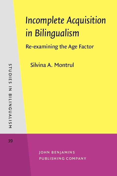 [중고] Incomplete Acquisition in Bilingualism (Paperback)