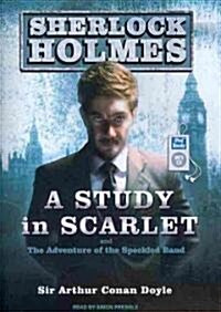 A Study in Scarlet: A Sherlock Holmes Novel (MP3 CD, MP3 - CD)