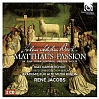 [수입] Rene Jacobs - 바흐: 마태 수난곡 (Bach: St Matthew Passion BWV244) (2CD)(DigiBook)