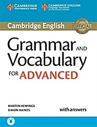 Grammar and Vocabulary for Advanced Book with Answers and Audio : Self-Study Grammar Reference and Practice (Multiple-component retail product)