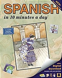 Spanish in 10 Minutes a Day: Language Course for Beginning and Advanced Study. Includes Workbook, Flash Cards, Sticky Labels, Menu Guide, Software, (Paperback)