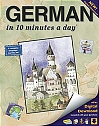 German in 10 Minutes a Day: Language Course for Beginning and Advanced Study. Includes Workbook, Flash Cards, Sticky Labels, Menu Guide, Software, (Paperback)