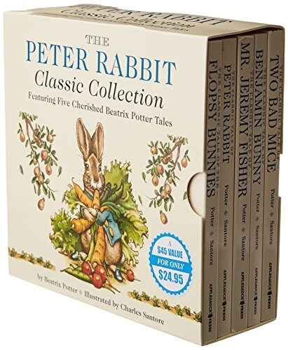 The Peter Rabbit Classic Collection: A Board Book Box Set Including: Peter Rabbit, Jeremy Fisher, Benjamin Bunny, Two Bad Mice, and Flopsy Bunnies (Be (Board Books)